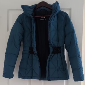 The North Face Teal Winter Puffer Jacket, XS